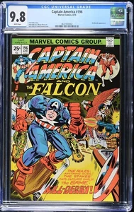 Captain America #196 - CGC 9.8 WHITE Pages - NM/MT - JACK KIRBY - Bild 1 von 2