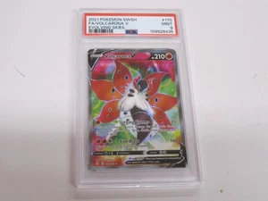 2021 Pokemon SWSH Evolving Skies #170 Volcarona V Full Art PSA 9 MINT - Bild 1 von 2