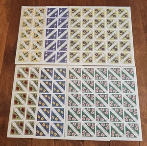 Kroatien Hrvatska - Unissued Sheets OF 100 - Flowers - Ultra RARE - MNH - IMPERF  - Bild 1 von 21