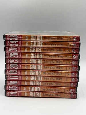 Star Trek The Original Series Lot of 11 & Original Motion Picture DVD Foto 1 de 4