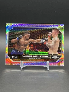 2024 Topps Cromo UFC Tarjeta Coleccionable Prisma Refractor #168 Alonzo Menifield - Imagen 1 de 2