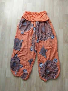 Damen Hose Haremshose Bloomer orange Größe M - Imagen 1 de 6