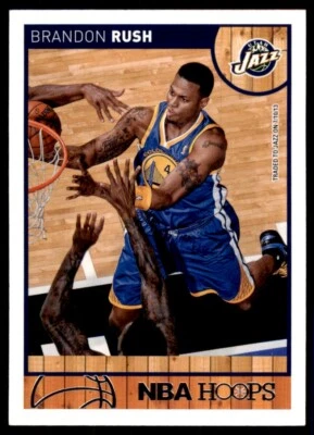 2013-14 NBA Hoops Brandon Rush Utah Jazz #223 - Imagem 1 de 2