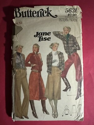 Butterick Jane Tise Sewing Pattern 5631 Skirt Jacket Pants Suit Womens 14 Outfit - Image 1 of 2