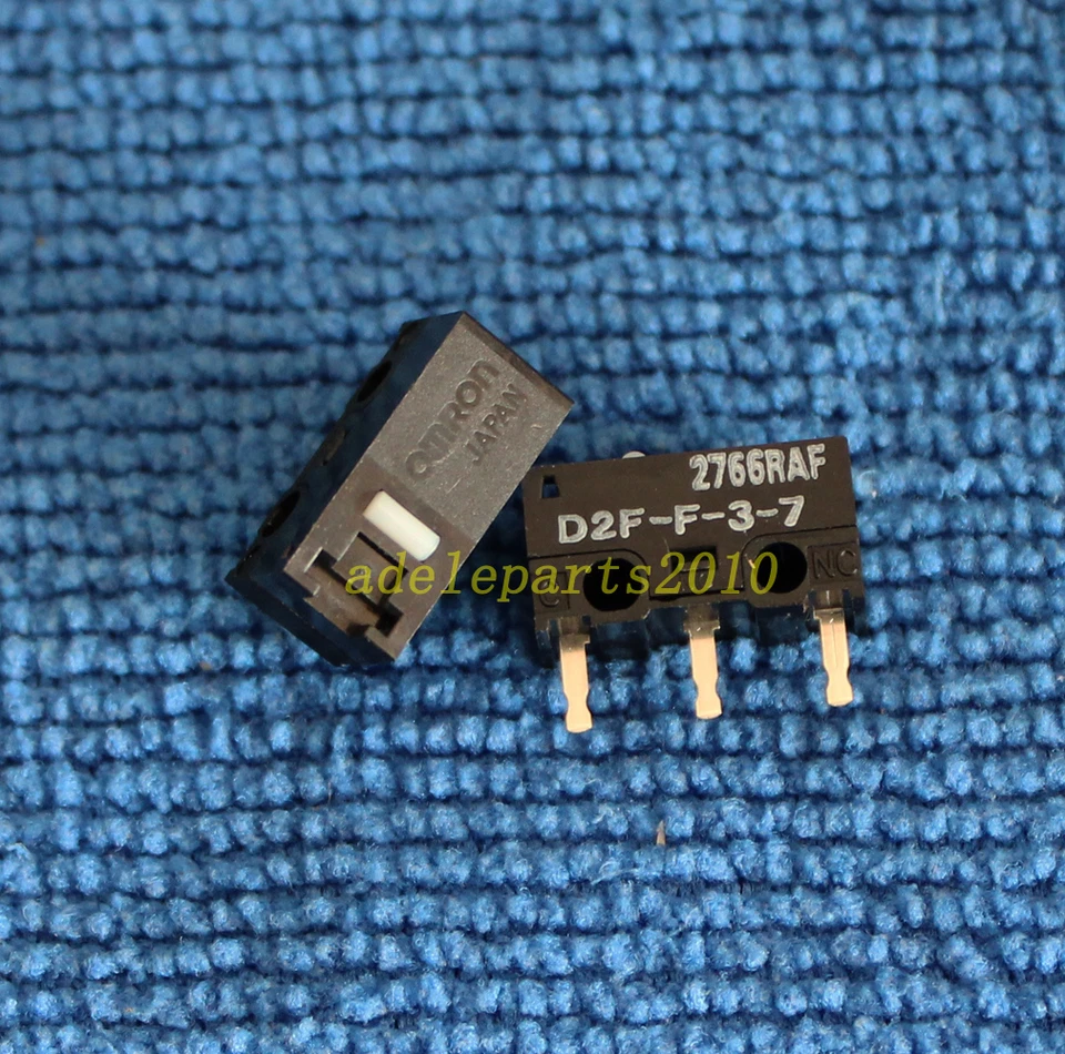 2pcs ORIGINAL & Brand New OMRON Mouse Micro Switch D2F-F-3-7 - Image 1 of 1