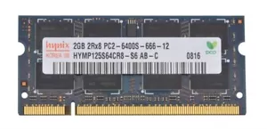 Hynix HYMP125S64CR8-S6 AB-C 2GB PC2-6400 DDR2-800MHZ 200-Pin Laptop Memory RAM - Picture 1 of 1