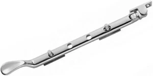 254mm (10") Victorian Window Casement Stay Satin Chrome - Picture 1 of 1