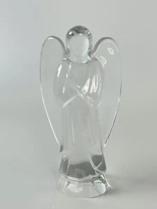 Vintage BACCARAT CRYSTAL NATIVITY ANGEL WITH CROSSED ARMS 6" - Picture 1 of 2