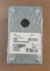 Hoffman E2PBG Steel 2 PushButton Enclosure 22mm # 58990 nvent Mclean - Picture 1 of 5