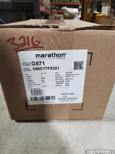 Marathon G571 Motor, New, 1/2-1/3 HP, Single Phase, 115/208-110/220 Volt - Picture 1 of 1