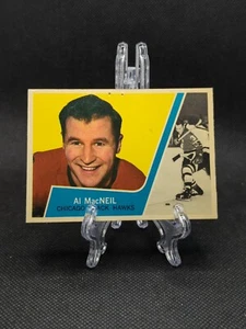 1963-64 Topps Al MacNeil #28 Chicago Blackhawks - Picture 1 of 2