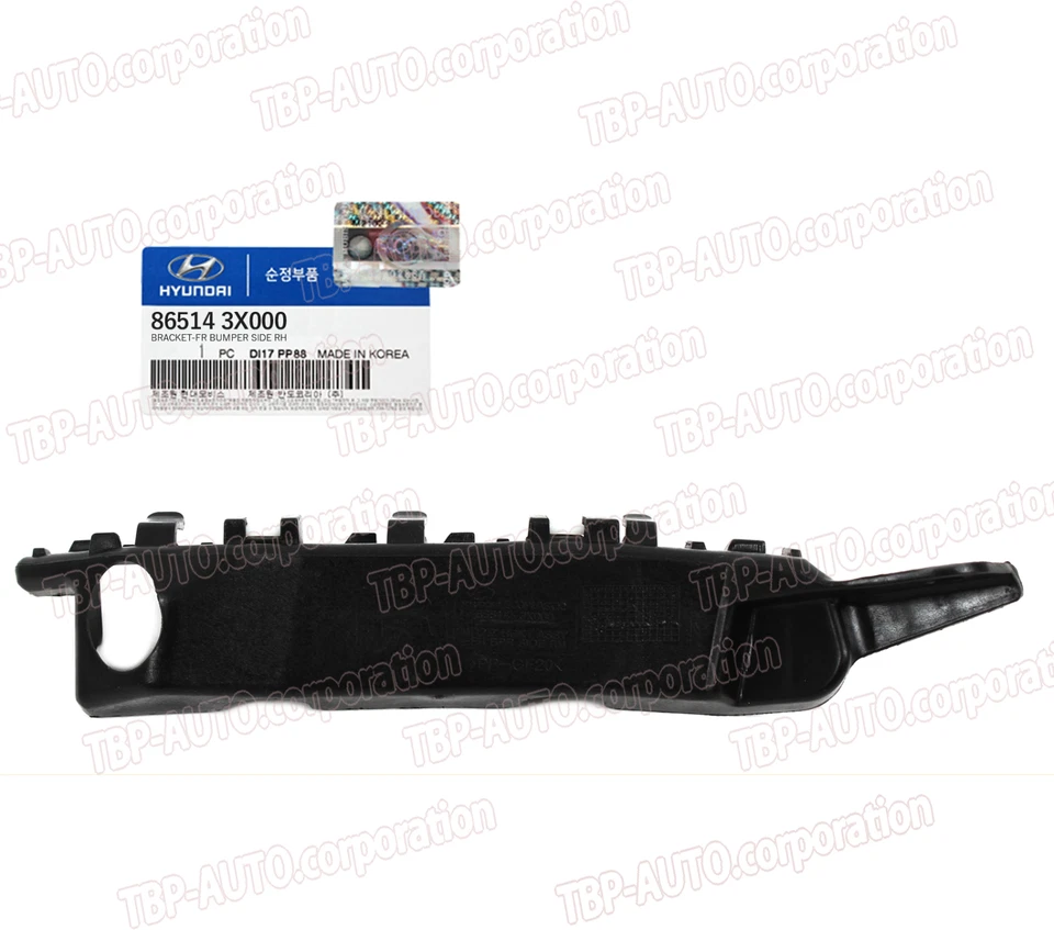 SOPORTE PARACHOQUES DELANTERO DERECHO ORIGINAL ® PARA HYUNDAI ELANTRA 2011-2016 865143X000 Foto 1 de 1