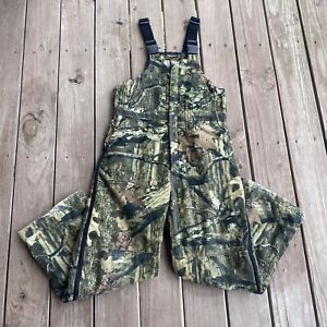 Liberty Break Up Infinity Camo Insulated Hunting Overalls Size Youth XL 18-20