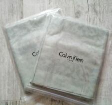 CALVIN KLEIN HOME Standard EURO Pillowcases Pair DECONSTRUCTED DAMASK Green NEW