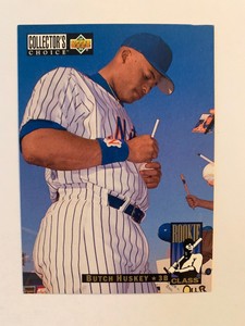 #10 Butch Huskey - New York Mets 1994 Collector's Choice Baseball Rookie