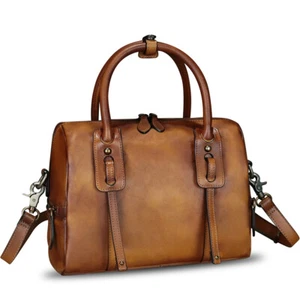 Shoulder Bag Women Crossbody Bag Vintage Genuine Leather Handbags for Women - Picture 1 of 16
