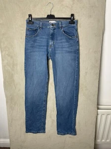 Women's Wrangler Classic Straight Jeans Size 16 W30 L30 Blue Casual - Picture 1 of 6