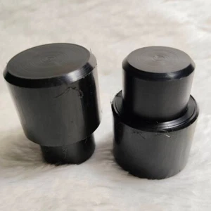 Plastic Ends Where it Touches the Ground on Motorcycle Stunt Parts Footpegs 2 pc - Picture 1 of 8