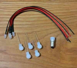 Kenwood KR-4400 replacement LED lamps upgrade kit bulbs lights INSTRUCTIONS - Picture 1 of 5