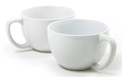 Tazas Jumbo Norpro My Favorite, Juego de 2, Blanco Foto 1 de 4