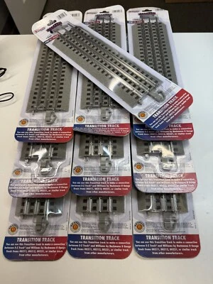 Set Of 10 Williams 00283 Bachmann O E-Z to O Gauge Tubular Transition Track - Image 1 of 4