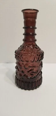 Jim Beam 1967 jarra botella de vidrio amatista púrpura.  Sin tapón. Foto 1 de 4