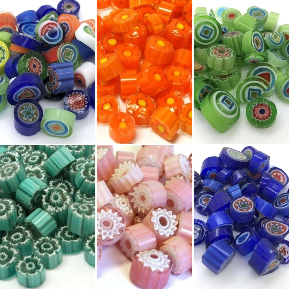 HOBBY ISLAND Millefiori - 9/10mm (Pick Colour & Weight)