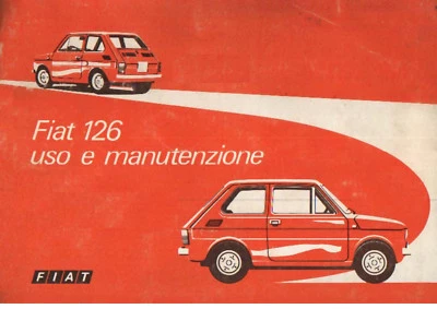 LIBRETTO USO E MANUTENZIONE FIAT 126 DEL 1976 IN FORMATO PDF - Immagine 1 di 3