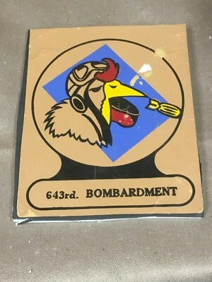 Original World War II WW2 643rd Bombardment SQ Jacket Patch - Image 1 of 4