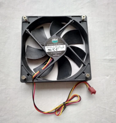 COOLER MASTER A12025-12CB-3BN-F1 VENTOLA 12 CM SILENT FAN 3 PIN CASE PC DESKTOP - Immagine 1 di 2