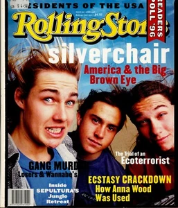 Rolling Stone Aust. - April 1996 - Silverchair, Anna Wood, Sepultra + Aimee Mann - Picture 1 of 3