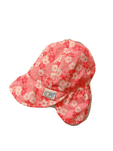 Iplay Pink Hat with Red and White Flower for Bady 1-12 months