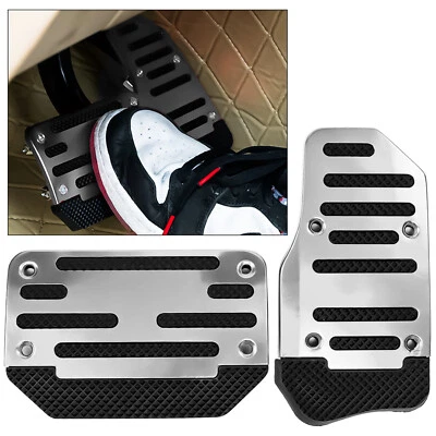 2x Universal Non-Slip Automatic Gas Brake Foot Pedal Pad Cover Kit Accessories - Image 1 of 4