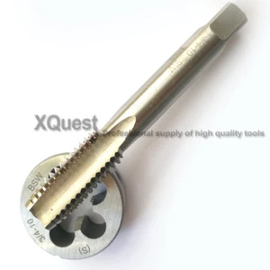 1set WithWorth Thread Round Die Hand Tap BSW5/32 1/4 5/16 3/8 7/16 1/2 5/8 3/4 - Picture 1 of 4