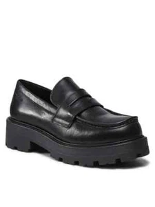 Vagabond Cosmo 2.0 5049-501-20 Flat Women's 8 Black Leather Loafers Shoes ZOGG15 - Picture 1 of 14