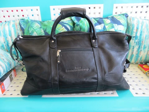 Honda Indy Racing Leather Duffel Bag - Canyon Outback - Very Nice - Used Once Cover