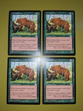 Striped Bears x4 Weatherlight 4x Playset Magic the Gathering MTG