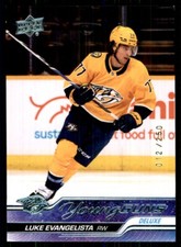 2023-24 Deluxe Luke Evangelista 12/250 Nashville Predators #221