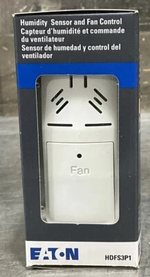 Sensor de humedad y control de ventilador Eaton HDFS3P1-W-L 15 AMPERIOS 120 voltios nos excedente Foto 1 de 4