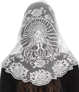 Bozidol Kirche Mantilla katholischer Schleier - Dreieck Heilige Jungfrau Stickerei Schal Tr - Bild 1 von 12