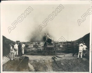 1930 Cuba Cadets of Morro Castle Military Academy Target Practice Press Photo - Picture 1 of 2