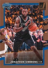 Jonathon Simmons 2017-18 Panini Donruss Basketball Base Card #109 Orlando Magic