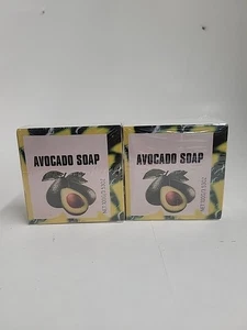 Avocado Nourishing Bath Bar Skin Brightening Soap Face & Body Bar Soap 2 Bars - Bild 1 von 4