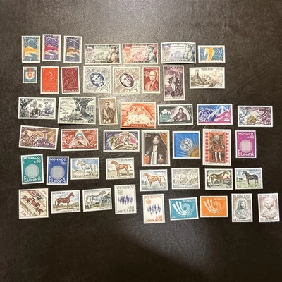 Monaco Stamp Collection 1952-1974 46 Different Nice!!! - Image 1 of 4