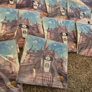 3 Stück Starbucks Krankenschwester Disney Themen Pin Fantasy Kaffee Sammlerstück - Bild 1 von 5