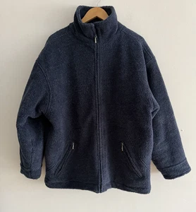 Mens Fleece Lined Cardigan Jacket Zip Up Warm Winter Premium S-XL - Picture 1 of 6