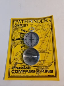 Vintage Precise Pathfinder Liquid Filled Pocket Compass, Made In Japan 23210 - Picture 1 of 9