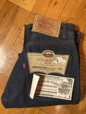 Pantalones de mezclilla vintage Deadstock Levi’s 505 27 X 30 puntada única 1981 nuevos de colección para hombre Foto 1 de 4