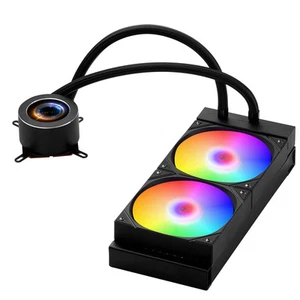 Refroidisseur Eau de Processeur AIO Lumière ARGB 2 Ventilateurs PWN 120 mm - Afbeelding 1 van 12