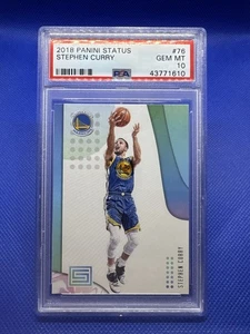 STEPHEN CURRY 2018 PANINI STATUS # 76 PSA 10 GEM MINT WARRIORS - Picture 1 of 2
